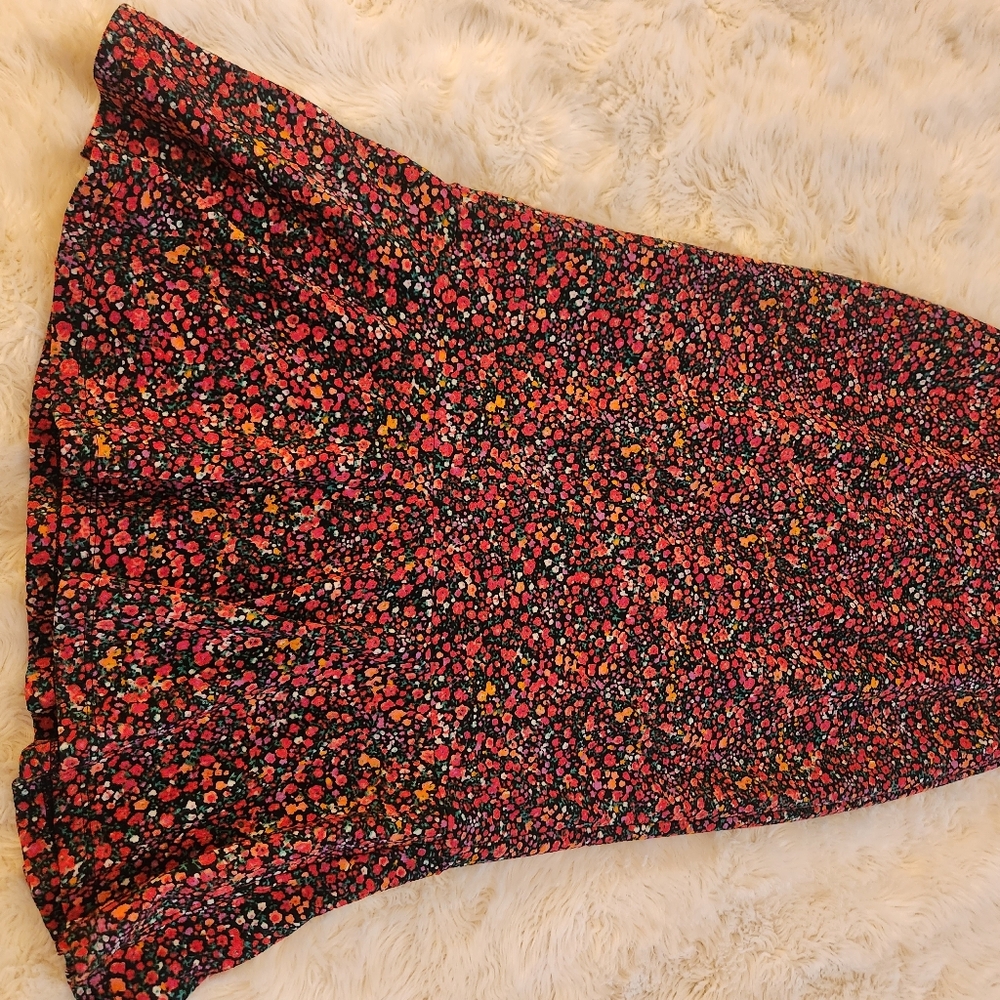 Anthropologie Hutch Floral Midi Dress Balconette Bust Size Extra Small - Picture 11 of 11